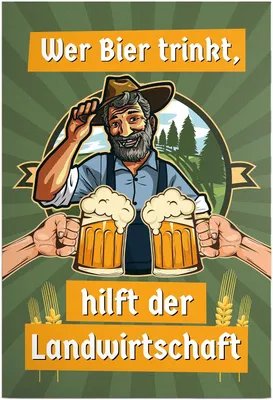 Productafbeelding van Bedankt! bier helpt van de landbouw - Plastic bord met spreuk - Grappig geschenk voor hem - Party deco accessoires