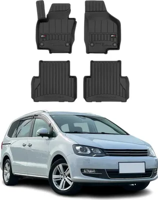 Produktbild von OMAC Gummi Fußmatten für VW Sharan 2010-2025 Premium TPE 3D Automatten 4tlg