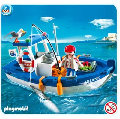 Image de PLAYMOBIL vacances 5131 bateau de pêche
