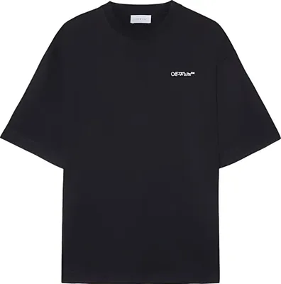 Produktbild von Off White T Shirt mit Tattoo Arrow Stickerei Schwarz Herren