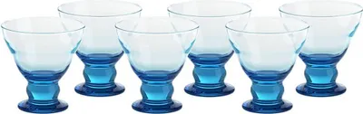 Produktbild von Eiscremeglas Antico 6er-Set Colori Vero 12,5cm blau
