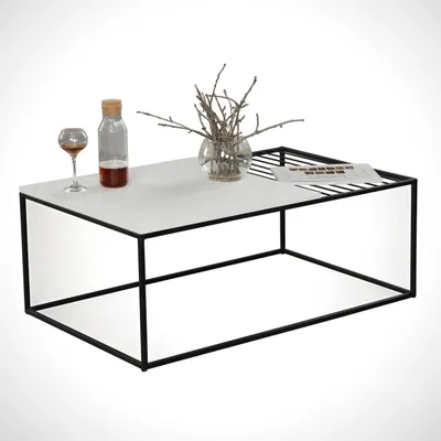 Immagine prodotto di Skye Decor, Zinus - Bianco, Tavolini da salotto, Bianco, 95 x 43 x 55 cm