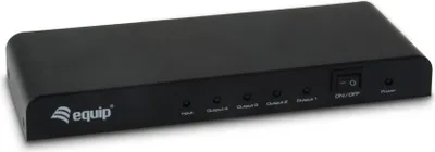 Immagine prodotto di Equip HDMI 1.4-Splitter 4-Port Signalvert.   4K/30Hz schwarz