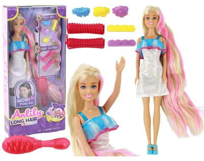 Produktbild von Leantoys Lalki Anlily D?ugie Blond W?osy Stylizacja Fryzur