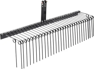 Obrázek produktu pro Hrábě na trávník 183 cm - vertikutátor s 32 hroty - tažený nástroj pro efektivní péči o trávník - ideální doplněk pro zahrady