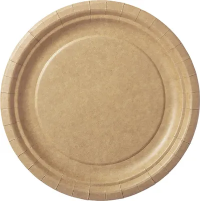 Produktbild von Duni Pappteller braun Ø 18 cm - 10 Stück