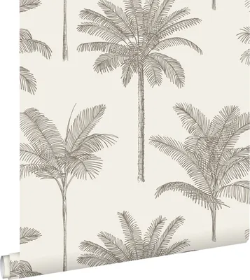 Imagen del producto de ESTAhome papel pintado palmeras beige claro 53 cm x 10.05 m