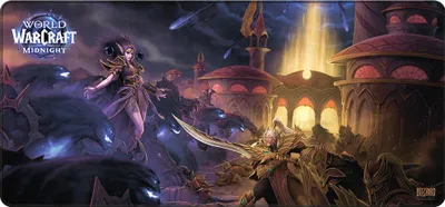 Zdjęcie produktu dla WORLD OF WARCRAFT – Midnight Xalatath Key Art, podkładka pod mysz (XL)