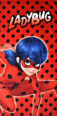 Produktbild von Ladybug Ready Badetuch 70 x 140 cm rot