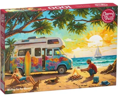 Zdjęcie produktu dla Puzzle 1000 CherryPazzi Waiting for the Waves 31346