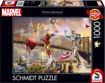 Zdjęcie produktu dla Schmidt Puzzle 1000 El. Thomas Kinkade Iron Man -