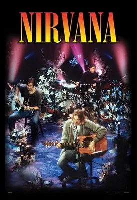Obrázok produktu pre Nirvana – Unplugged – 61 x 91,5 cm – plagát