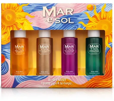 Image de Mar E Sol - Coffret cadeau Mar E Sol - 4 flacons de 40 ml