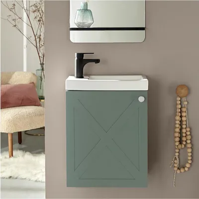 Produktbild von AVA Handwaschbecken + Wasserhahn-Set