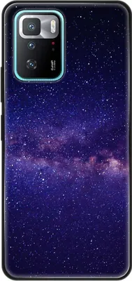 Produktbild von König Design Hülle kompatibel mit Xiaomi Poco X3 GT Kunststoff Soft Handyhülle - Handy Case Sternenhimmel