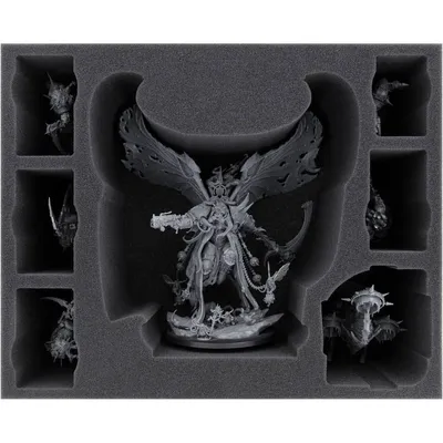 Zdjęcie produktu dla Wkładka z pianki do przechowywania figurek Mortariona i drona Foetid Bloat