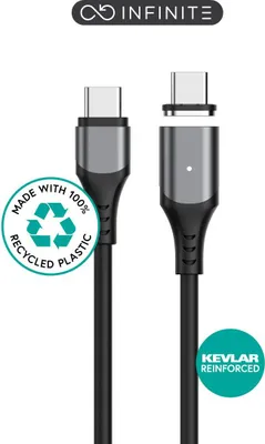 Produktbild von eSTUFF ES604265-BULK, 2 m, USB C, USB C, USB 2.0, Schwarz