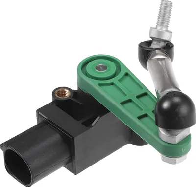 Produktbild von No.7P0616571 Höhensensor für Fahrwerksniveau für Volkswagen Touareg 2011-2017 / Hinten links rechts Scheinwerfer-Niveausensor / Robustes Metall / 2 Stück Schwarz