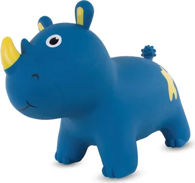 Image de Rhino bleu jouet rebondissant