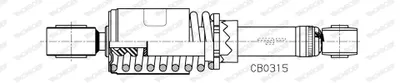 Produktbild von MONROE Dämpfer Fahrerhauslagerung CB0315 für IVECO STRALIS I