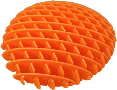 Obrázek produktu pro Hračka Fidget Oranžová Antistresová Flexibilní smyslová 10 cm