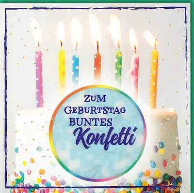 Produktbild von Geburtstag - CraftArt – Karte mit Umschlag 10