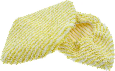 Produktbild von vhbw 2x Wischbezug Ersatz für Kärcher 2.863-344.0 für Dampfreiniger - Mikrofaser Gelb Weiß