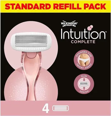 Produktbild von Wilkinson Sword Intuition Complete - Rasiermesser - mit 4 Nachfüllklingen
