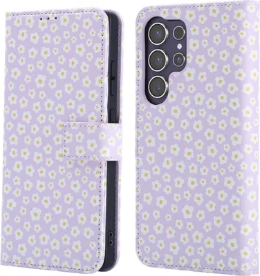 Produktbild von imoshion Design Klapphülle Samsung Galaxy S25 Ultra - White Daisy