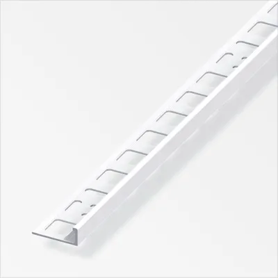 Produktbild von alfer Winkelprofil Aluminium beschichtet brillantweiß
