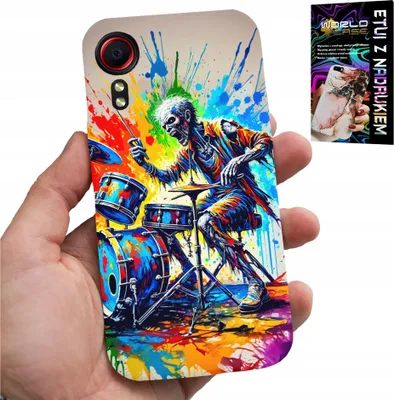 Obrázek produktu pro Pouzdro Pro Samsung Galaxy Xcover 5 - Rock Drums Skeleton Cover
