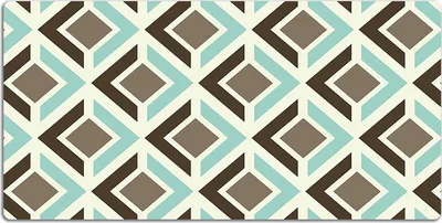 Produktbild von Schreibtischmatte Tischunterlage 120x60 cm Mauspad - Retro-Muster