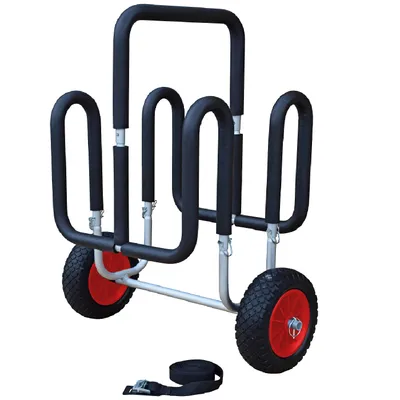 Produktbild von Navyline Aluminium Doppel Transport Wagen für SUP oder Surfboard Strand Trolley