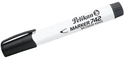 Produktbild von Pelikan 742, 10 Stück(e), Schwarz, Meißel, Schwarz, Weiß, Rund