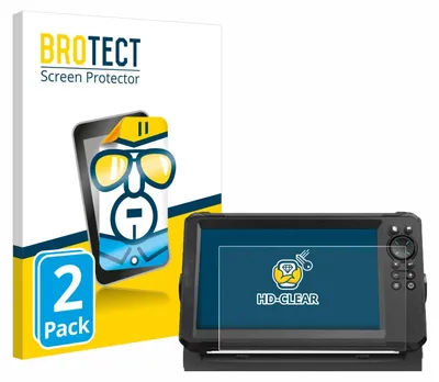 Produktbild von 2x Für Lowrance Eagle 9 Schutzfolie BROTECT Displayschutz Display Schutz Folie Klar Transparent
