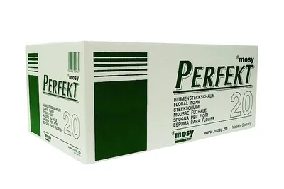 Produktbild von Perfekt Steckmasse-Ziegel, 20 Stück, Steckschaum für Frischblumen-Gestecke