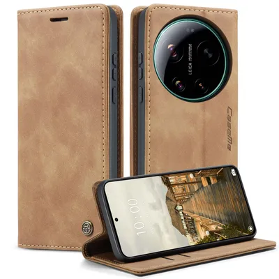 Produktbild von Xiaomi 17 Ultra Hülle - CaseMe 013 Klapphülle - Braun