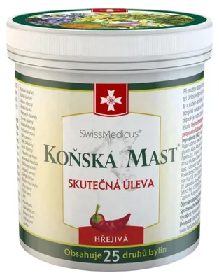 Obrázok produktu pre Konská masť hrejivá 500 ml – SwissMedicus