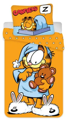 Produktbild von Garfield Bettbezug Orange 100 x 135 cm Baumwolle
