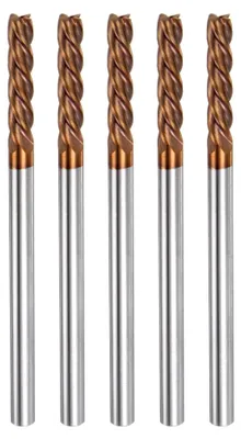 Produktbild von 5 Stück Karbid Vierkantfräser 6mm Durchmesser, 100mm Gesamtlänge