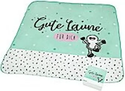 Produktbild von Sheepworld - 46465 - Magic Towel, Gute Laune für Dich, 30cm x 30cm, Baumwolle