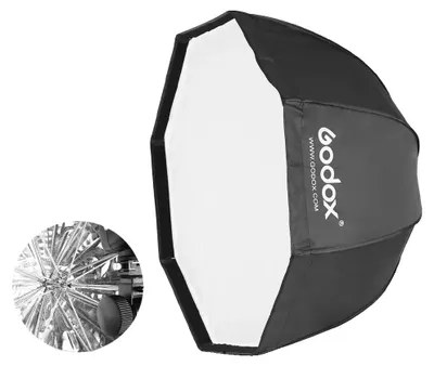 Obrázok produktu pre Osemhranná softbox, prenosný dizajn, jednoduchá inštalácia, 80 cm