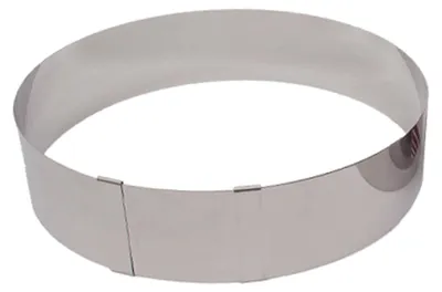 Immagine prodotto di Anello per torte in metallo regolabile in altezza 7 cm LARES