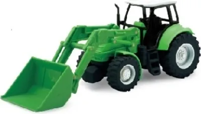 Produktbild von Traktor mit grünem Lader, NEW05683B, Maßstab1/32, NEWRAY