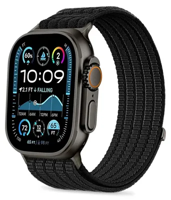 Obrázok produktu pre TECH-PROTECT nylonový športový remienok pre Apple Watch 8 / 9 / 10 / 11 / SE / ULTRA (44 / 45 / 46 / 49 mm), čierny (5906302325443)