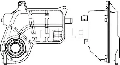 Produktbild von Ausgleichsbehälter, Kühlmittel MAHLE CRT 25 000S