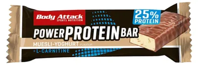 Produktbild von Body Attack Power Protein Bar (24x35g) - Yogurt Müsli