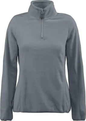 Produktbild von Fleece-Sweater Frontflip Lady aus beidseitig angerautem Polyester mit kurzem Reißverschluss