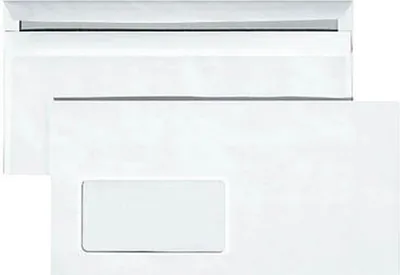 Produktbild von MAILmedia Briefumschläge DIN lang mit Fenster weiß selbstklebend 1.000 St.