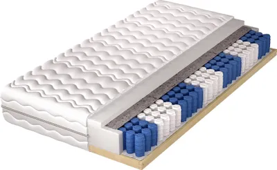 Produktbild von Adidar Rimini Holzrahmenmatratze Taschenfederkern Mittelfest 140x200cm